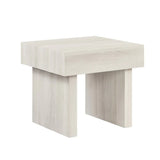 Athens Contemporary White MDF Modern Accent End Table - Omega Lifestyles