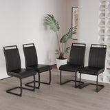 Modern MDF Wood Rectangle Dining Table With Chairs Set - Omega Lifestyles