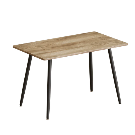 Modern MDF Wood Rectangle Dining Table With Chairs Set - Omega Lifestyles