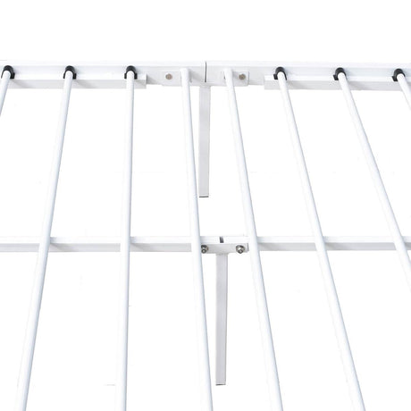 Queen Metal Platform Bed Frame With Victorian Headboard - Lunara - Omega Lifestyles