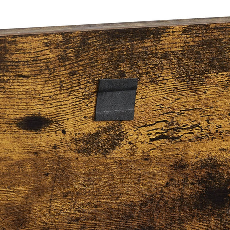 Rustic Brown Furniture Dog Crate With Rolling Casters - Omega Lifestyles