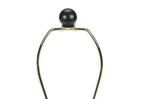 Transitional Black Ceramic Base Ivory Drum Table Lamp - Sleep Galleria
