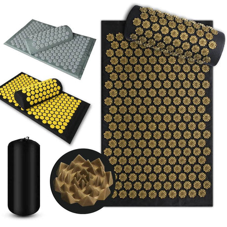 Shiatsu Acupressure Mat Cotton Spike Massage Pad - Sleep Galleria