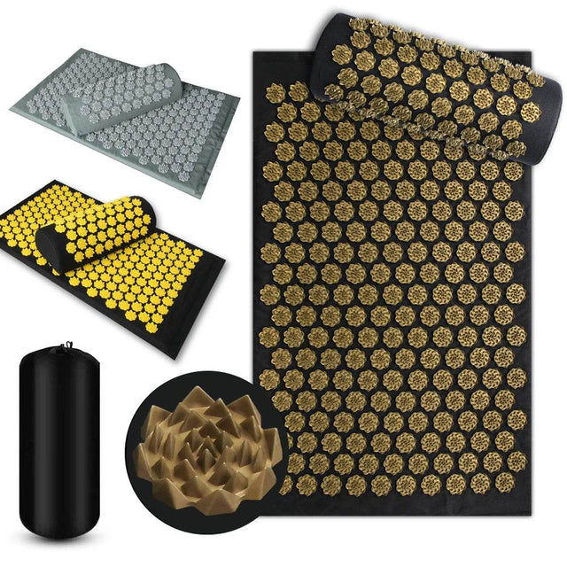 Shiatsu Acupressure Mat Cotton Spike Massage Pad - Sleep Galleria