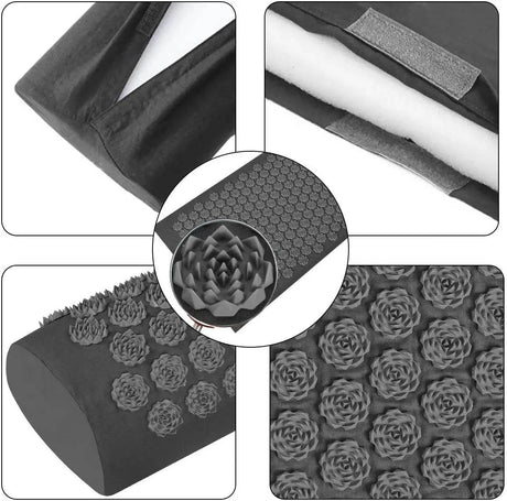 Shiatsu Acupressure Mat Cotton Spike Massage Pad - Sleep Galleria