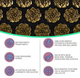 Shiatsu Acupressure Mat Cotton Spike Massage Pad - Sleep Galleria