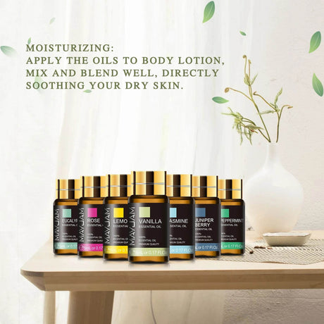 28-Piece Natural Essential Oils Diffuser Set - Sleep Galleria