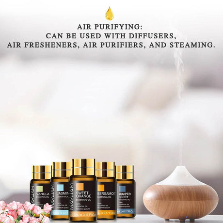 28-Piece Natural Essential Oils Diffuser Set - Sleep Galleria