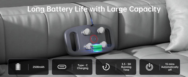 Four-Head Wireless Deep Tissue Percussion Massage Gun - Omega Lifestyles