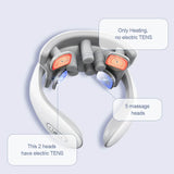 Smart Wireless Neck Massager With Heating TENS Pulse - Sleep Galleria