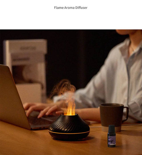 Volcanic Flame Essential Oil Diffuser & Humidifier - Sleep Galleria