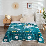 Hello Kitty Plush Cartoon Coral Fleece Blanket - Omega Lifestyles