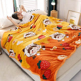 Hello Kitty Plush Cartoon Coral Fleece Blanket - Omega Lifestyles
