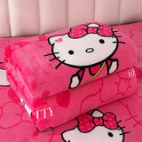 Hello Kitty Plush Cartoon Coral Fleece Blanket - Omega Lifestyles