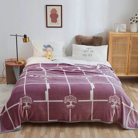 Hello Kitty Plush Cartoon Coral Fleece Blanket - Omega Lifestyles