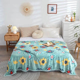 Hello Kitty Plush Cartoon Coral Fleece Blanket - Omega Lifestyles