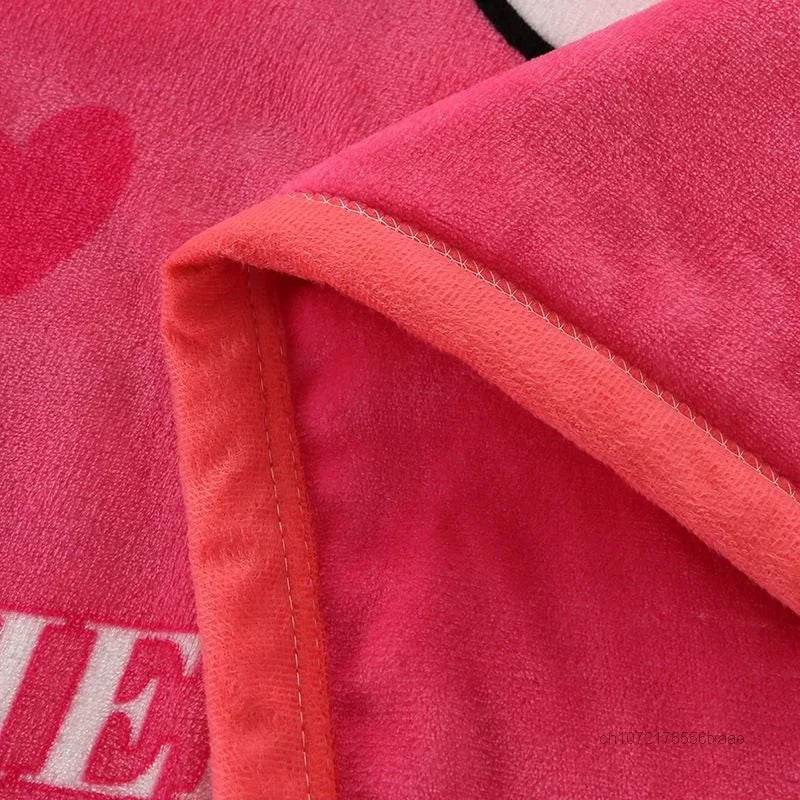 Hello Kitty Plush Cartoon Coral Fleece Blanket - Omega Lifestyles