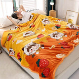 Hello Kitty Plush Cartoon Coral Fleece Blanket - Omega Lifestyles
