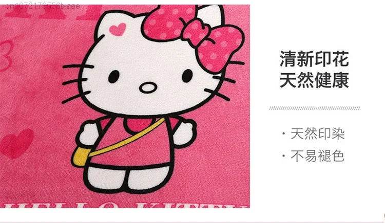 Hello Kitty Plush Cartoon Coral Fleece Blanket - Omega Lifestyles