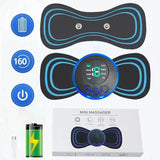 Portable Mini Electric Neck Shoulder Massager With Adjustable Levels - Sleep Galleria