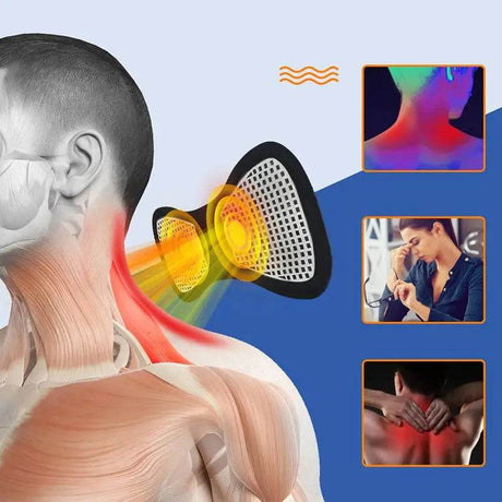 Portable Mini Electric Neck Shoulder Massager With Adjustable Levels - Sleep Galleria