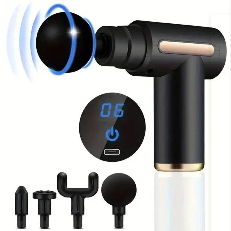 Rechargeable Portable Mini Muscle Percussion Massage Gun - Sleep Galleria