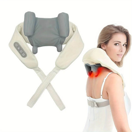 20W Powerful Brushless Motor Wireless Neck Shoulder Massager - Omega Lifestyles