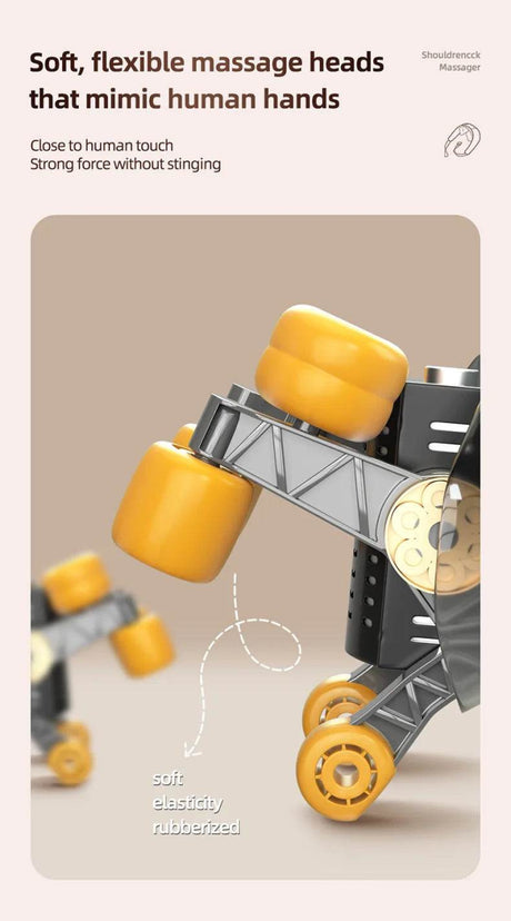 20W Powerful Brushless Motor Wireless Neck Shoulder Massager - Omega Lifestyles