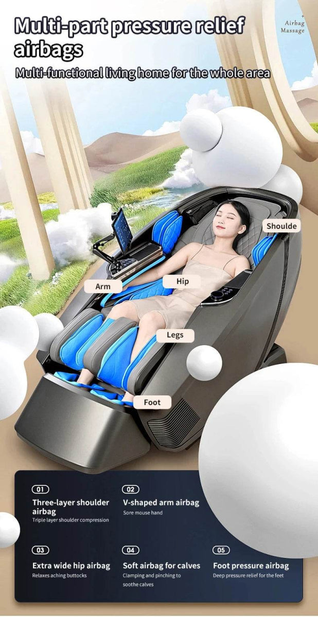 Mizuka RippleEase 4D Zero Gravity Shiatsu Massage Chair - Omega Lifestyles