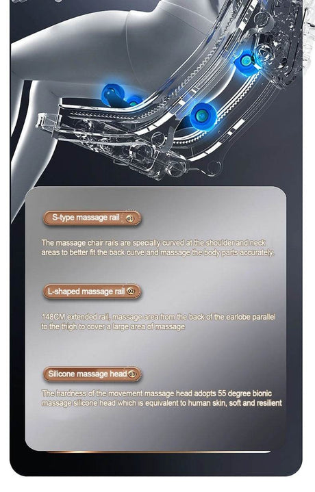 Mizuka StreamGlow 4D SL-Track Shiatsu Massage Chair - Omega Lifestyles