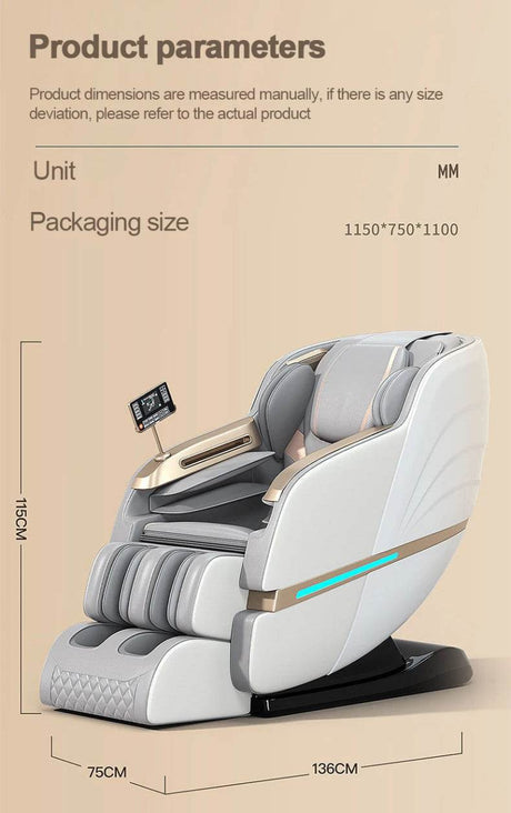 Mizuka StreamGlow 4D SL-Track Shiatsu Massage Chair - Omega Lifestyles