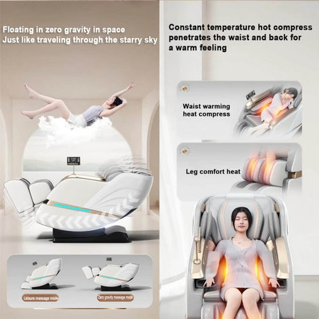 Mizuka StreamGlow 4D SL-Track Shiatsu Massage Chair - Omega Lifestyles