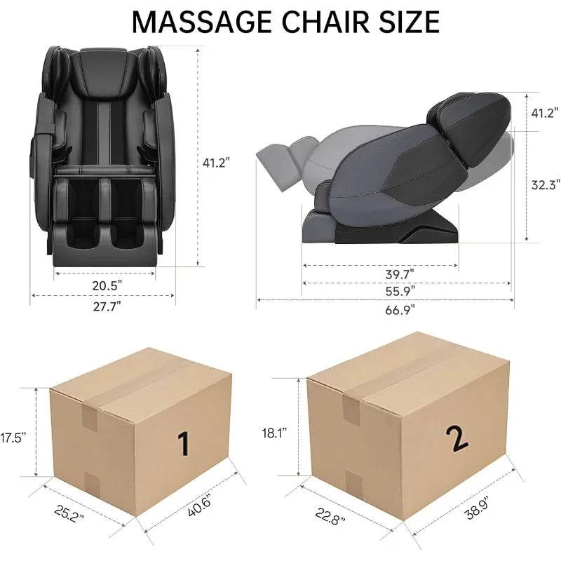 Mizuka TideAir Full Body Heated Massage Chair - Omega Lifestyles