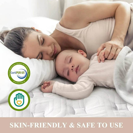 Soft 14-Inch Plush Hybrid Memory Foam Mattress - Omega Lifestyles