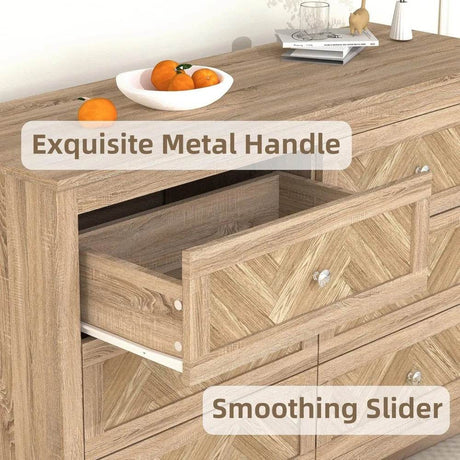 3-Piece Engineered Wood Bedroom Dresser And Nightstand Set - Omega Lifestyles