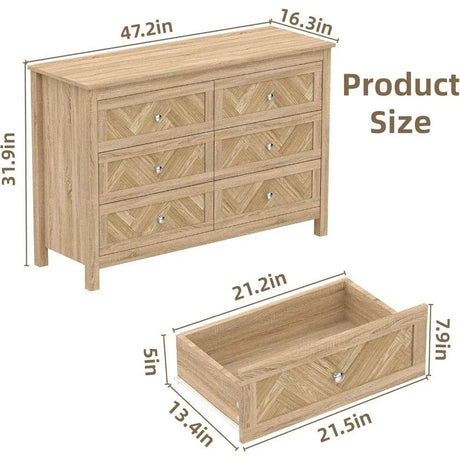 3-Piece Engineered Wood Bedroom Dresser And Nightstand Set - Omega Lifestyles