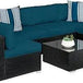 7-Piece Modular Outdoor Wicker Patio Sectional Set - Omega Lifestyles