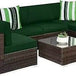7-Piece Modular Outdoor Wicker Patio Sectional Set - Omega Lifestyles