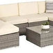 7-Piece Modular Outdoor Wicker Patio Sectional Set - Omega Lifestyles