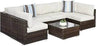 7-Piece Modular Outdoor Wicker Patio Sectional Set - Omega Lifestyles
