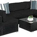 7-Piece Modular Outdoor Wicker Patio Sectional Set - Omega Lifestyles