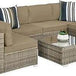 7-Piece Modular Outdoor Wicker Patio Sectional Set - Omega Lifestyles