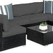 7-Piece Modular Outdoor Wicker Patio Sectional Set - Omega Lifestyles