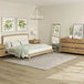 Modern Light Oak Dresser And Nightstand Set Of 3 - Omega Lifestyles