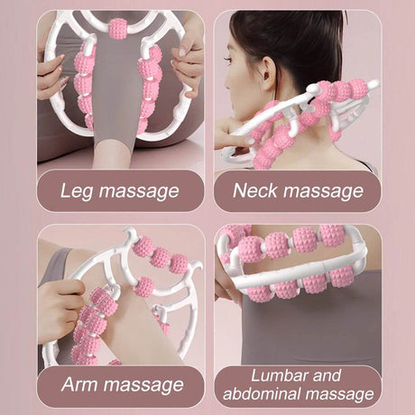 20 Wheel 360-Degree Multiuse Leg Massage Roller - Sleep Galleria