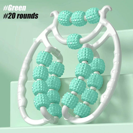 20 Wheel 360-Degree Multiuse Leg Massage Roller - Sleep Galleria