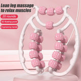 20 Wheel 360-Degree Multiuse Leg Massage Roller - Sleep Galleria