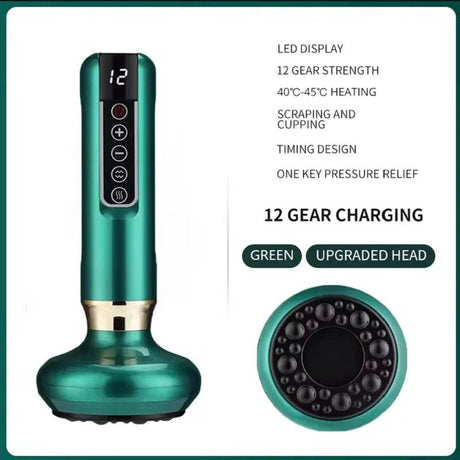 Intelligent Rechargeable Electric Cupping Massage Device - Sleep Galleria