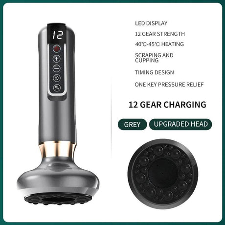 Intelligent Rechargeable Electric Cupping Massage Device - Sleep Galleria