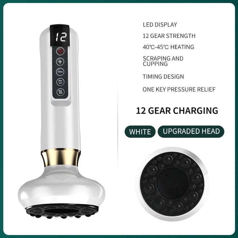 Intelligent Rechargeable Electric Cupping Massage Device - Sleep Galleria